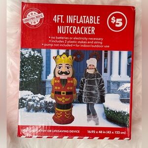 4ft Inflatable Nutcracker